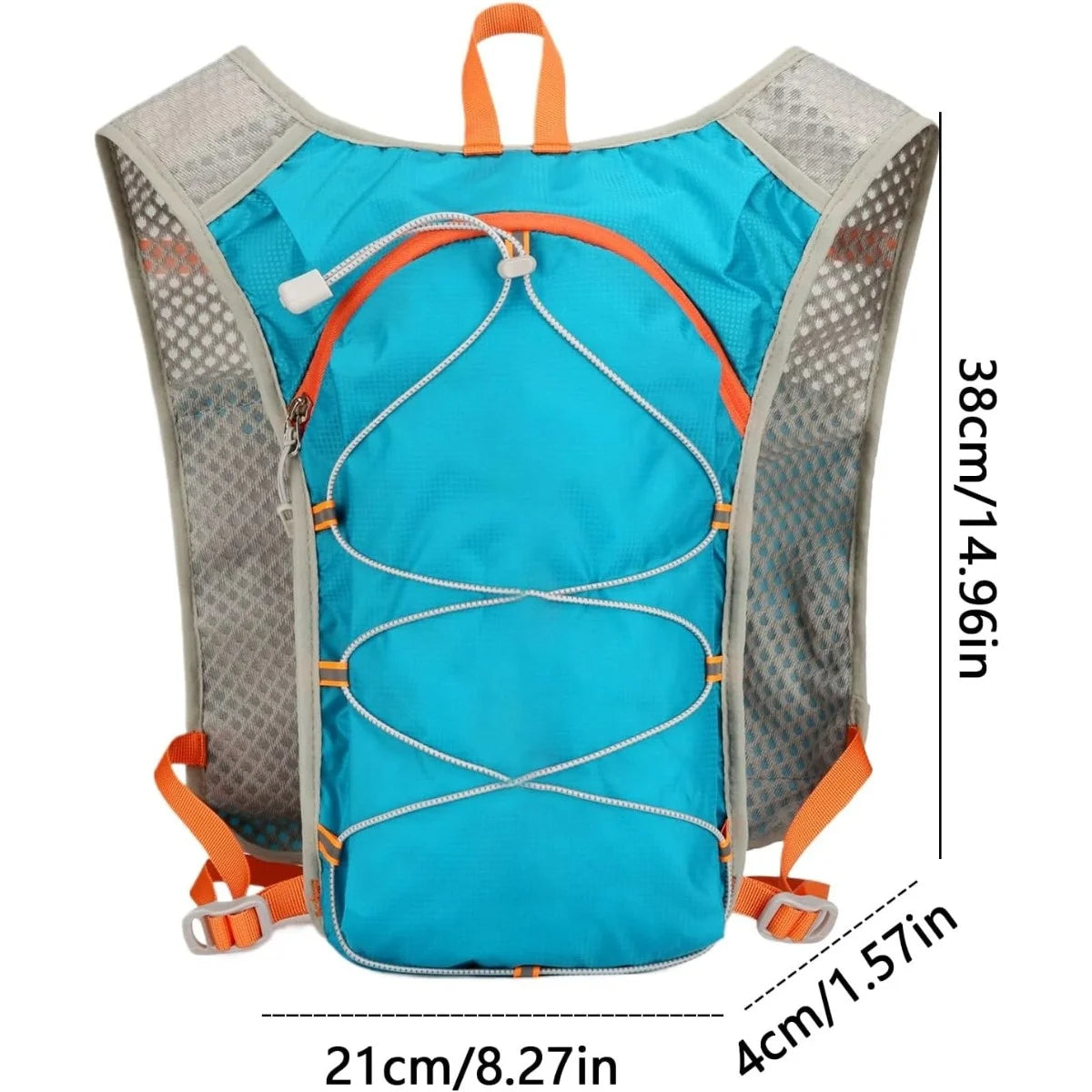 Hydration Vest Running Backpack for Men & Women, Water Pack for Hiking, Camping, Climbing & Cycling, Lightweight Daypack