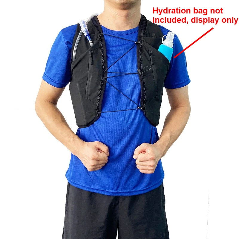 Outdoor Sports Trail Running Hydration Vest with Large Capacity Backpack Spring Summer Cycling Marathon Hydration Undershirt Bag