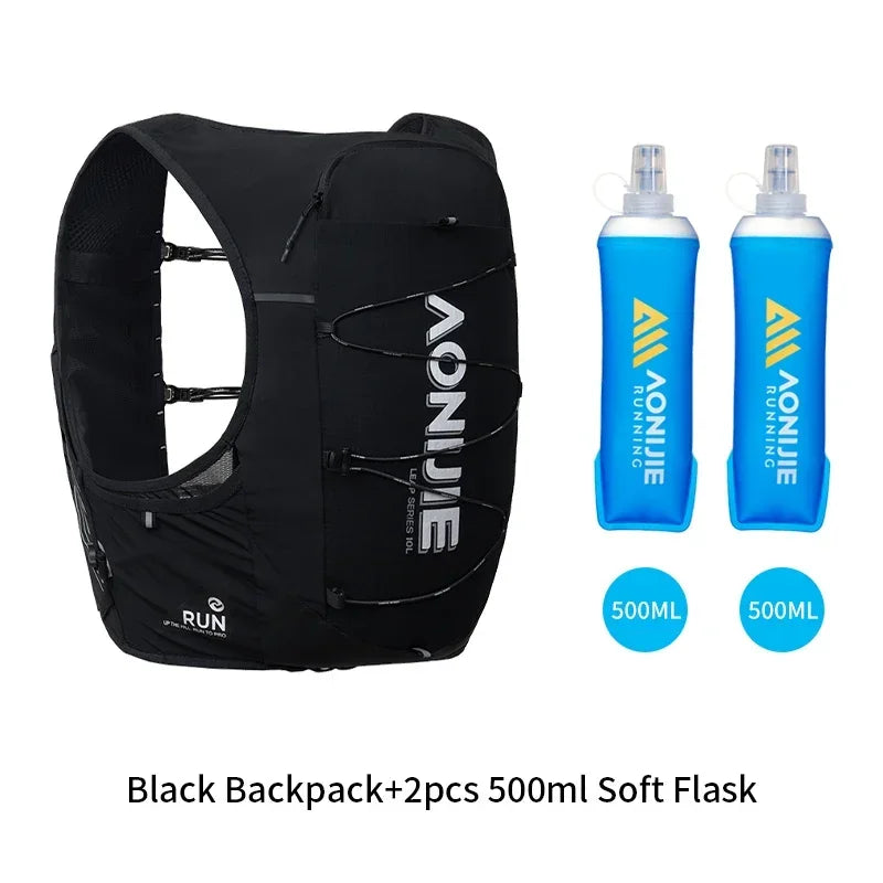AONIJIE C9116 Hydration Pack 10L High Capacity Running Hydration Vest for Cross-Country, Hiking Mountaineering and Marathon