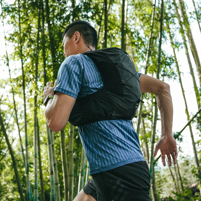 ANMEILU 10L Lightweight Off-Road Hydration Backpack Vest Soft Water Bladder Flask For Hiking Trail Sports Running Marathon Race