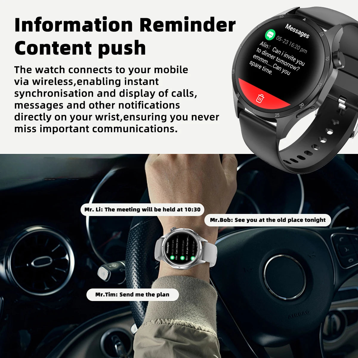 2026 New Smart Watch Men 1.52" HD IPS Screen Bluetooth Call Fitness Tracker Heart Rate Monitor Sports Smartwatch Gift
